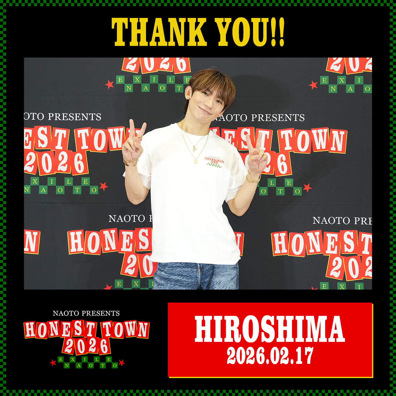 NAOTO PRESENTS HONEST TOWN 2026 | EXILE mobile