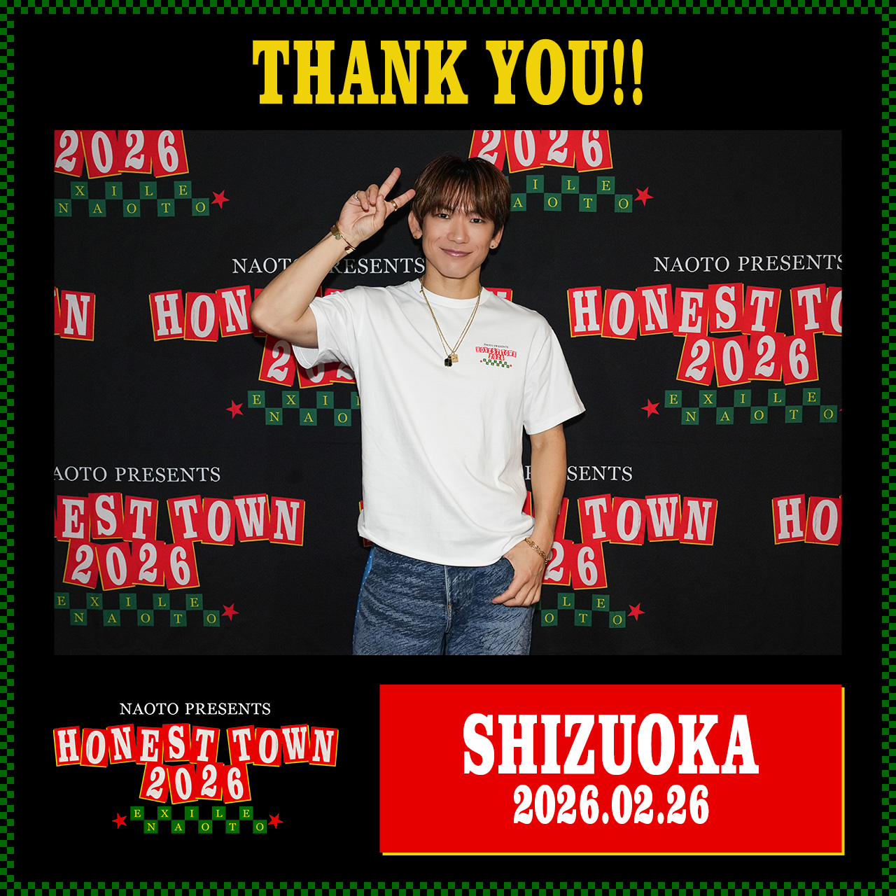 NAOTO PRESENTS HONEST TOWN 2026 | EXILE mobile