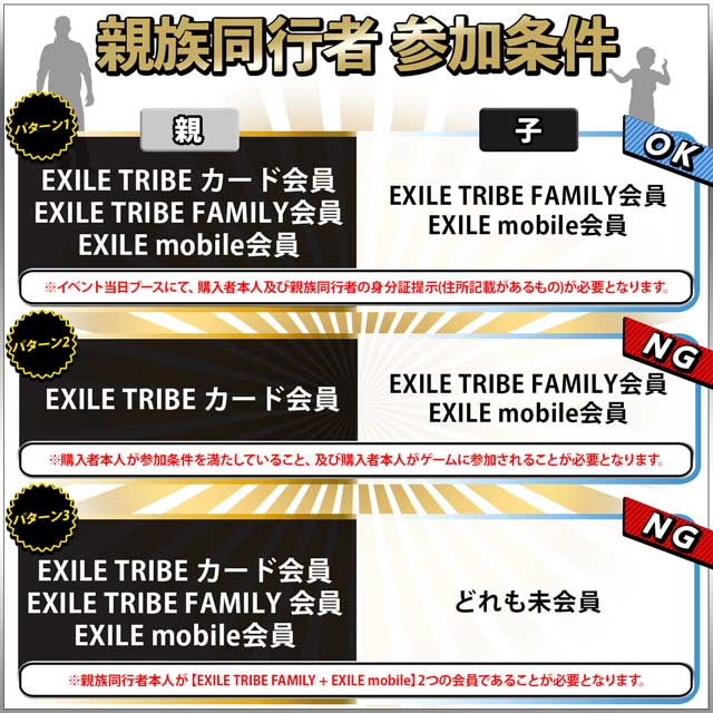 EXILE TRIBE CARD 連動ブース | EXILE mobile