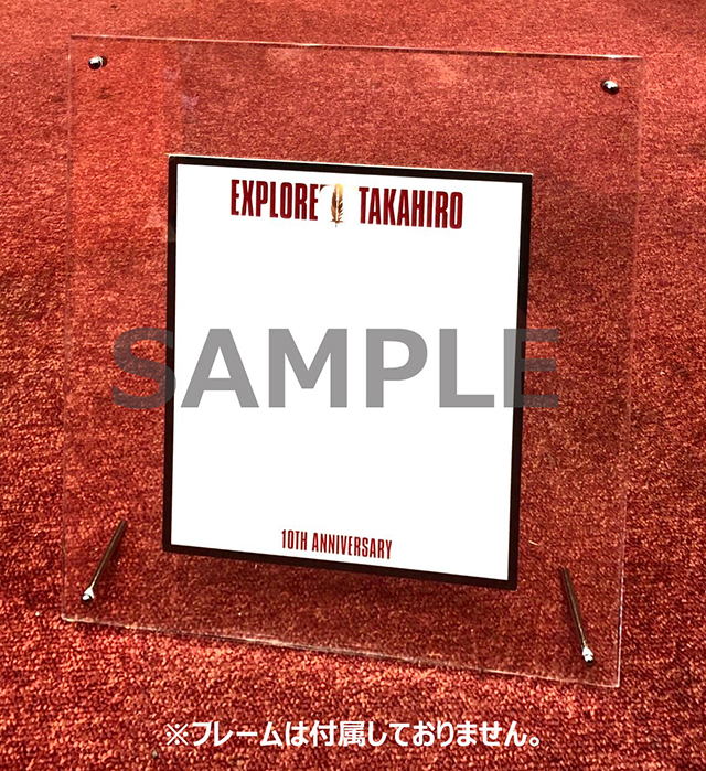 EXILE TAKAHIRO New Album『EXPLORE』受注生産限定パッケージ販売特設 